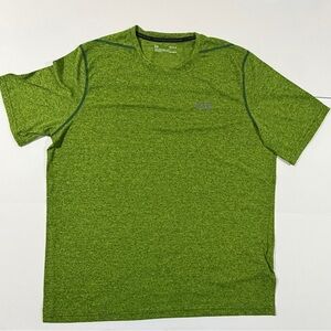 Under Armour Men’s Short Sleeve Heathered Lime Green Performance Tee